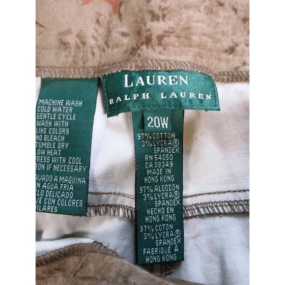 LRL Ralph Lauren  Dry Goods Women's 20 Pants Stretch Spandex Equestrian All Over - Picture 9 of 12